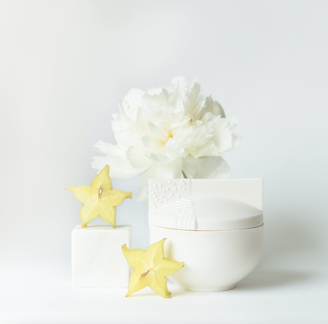 Biała porcelana - pojemniki - Kyuka Design
