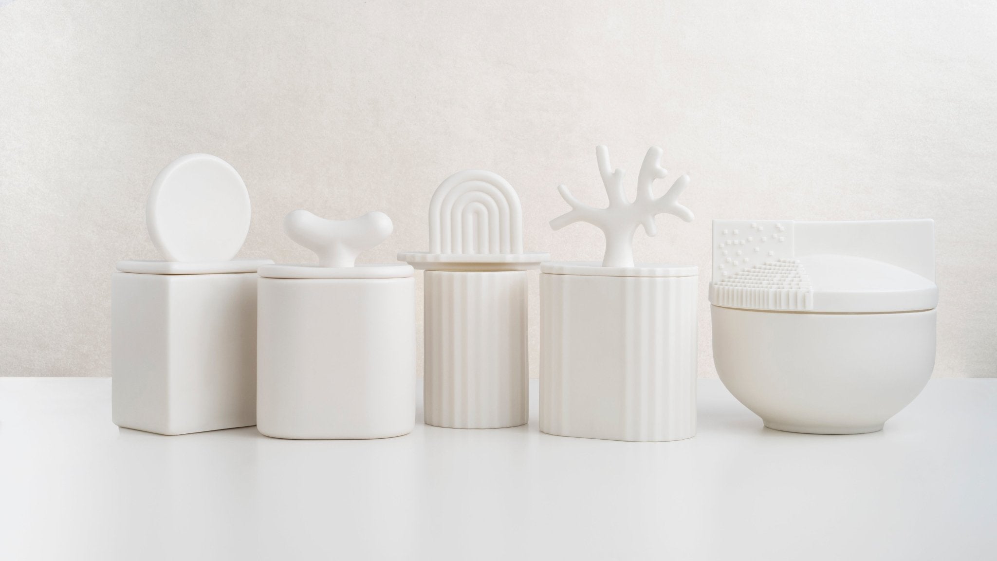 Dekoracyjne pojemniki ceramiczne - Kyuka Design