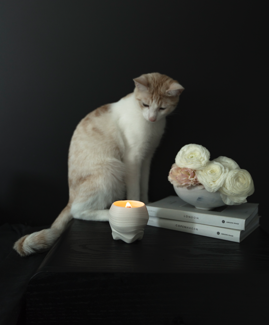 Canyon - candle made of Parian porcelain.