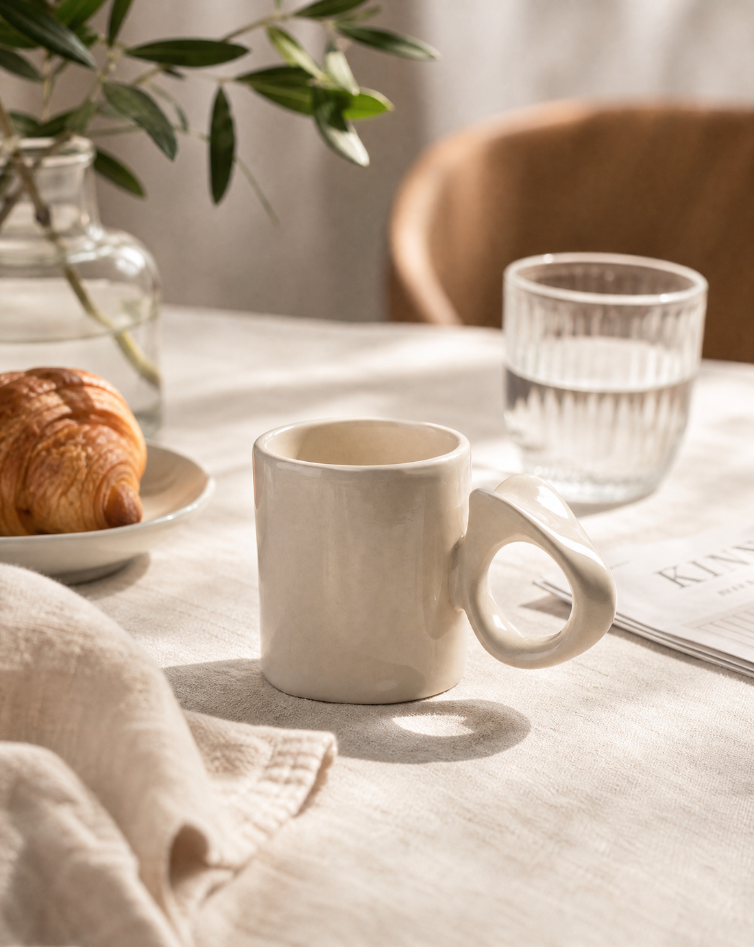 Kubek Espresso Dotyk | Ręcznie wykonany kubek ceramiczny Kyuka Design