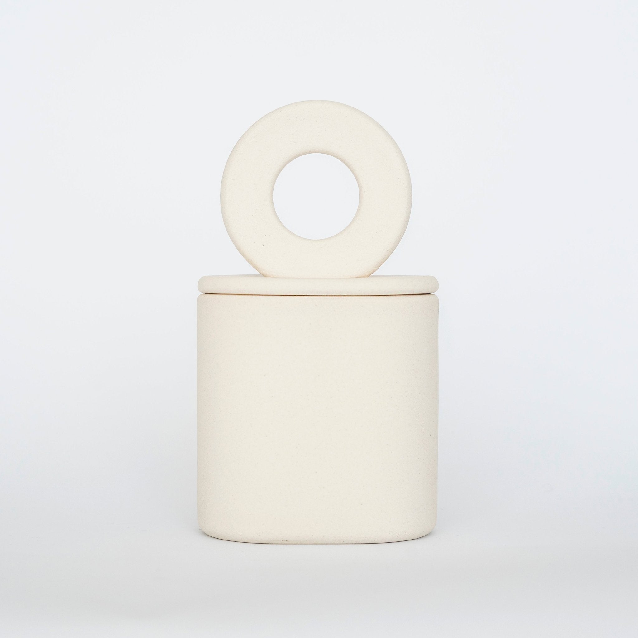 Outlet Eclipse Nude - świeca w ceramice - Kyuka Design