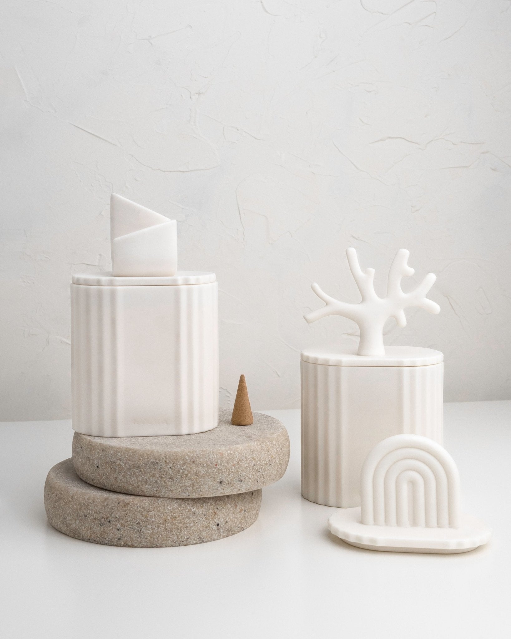 Outlet Ki - świeca z porcelany Parian - Kyuka Design