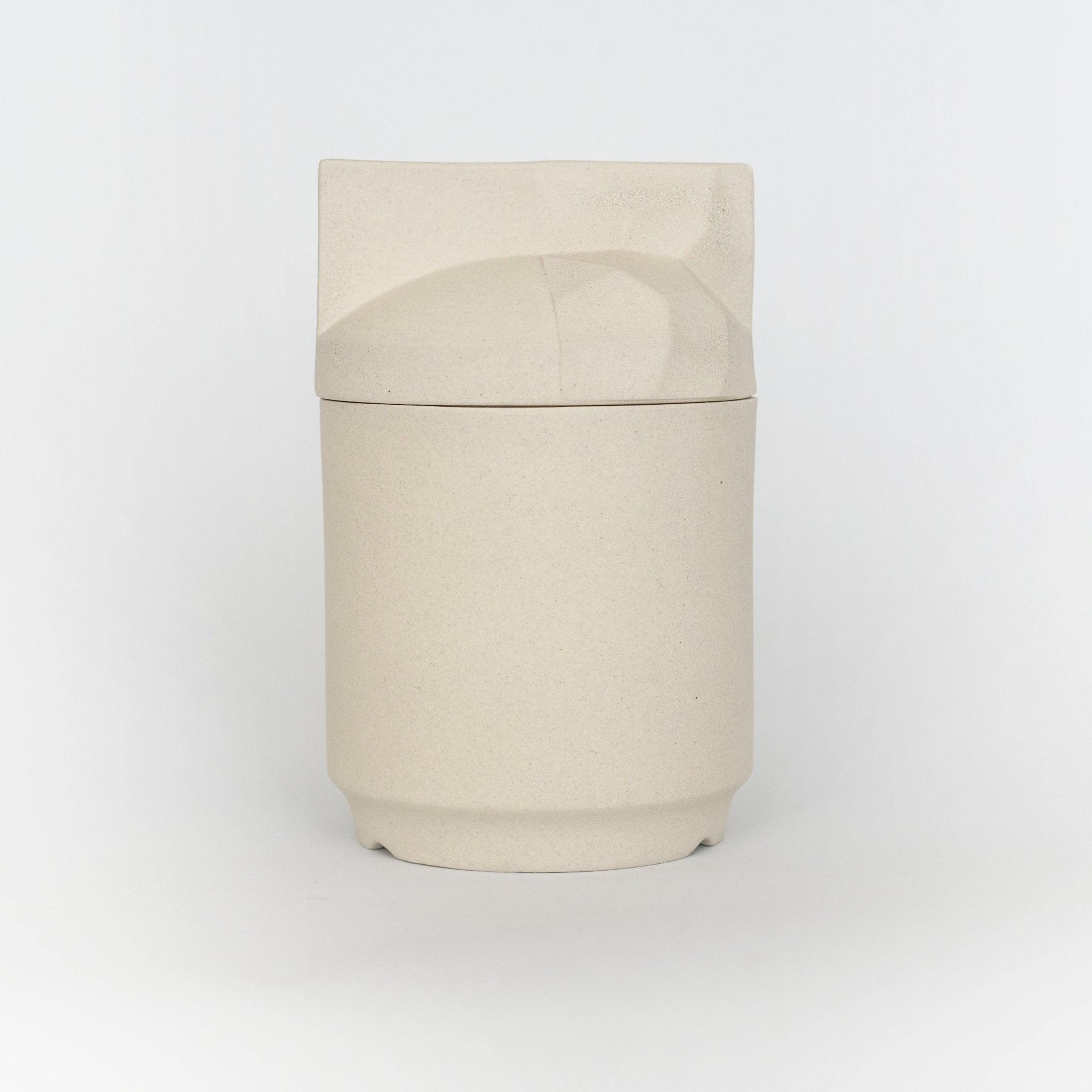 Outlet Origami Nude - świeca w ceramice - Kyuka Design