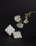 Retro Grace - kolczyki z porcelany Parian - Kyuka Design