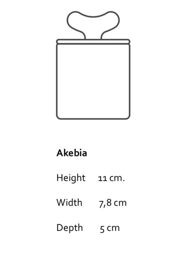 Akebia - świeca z porcelany Parian - Kyuka Design