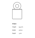 Eclipse - Świeca z porcelany - Kyuka Design