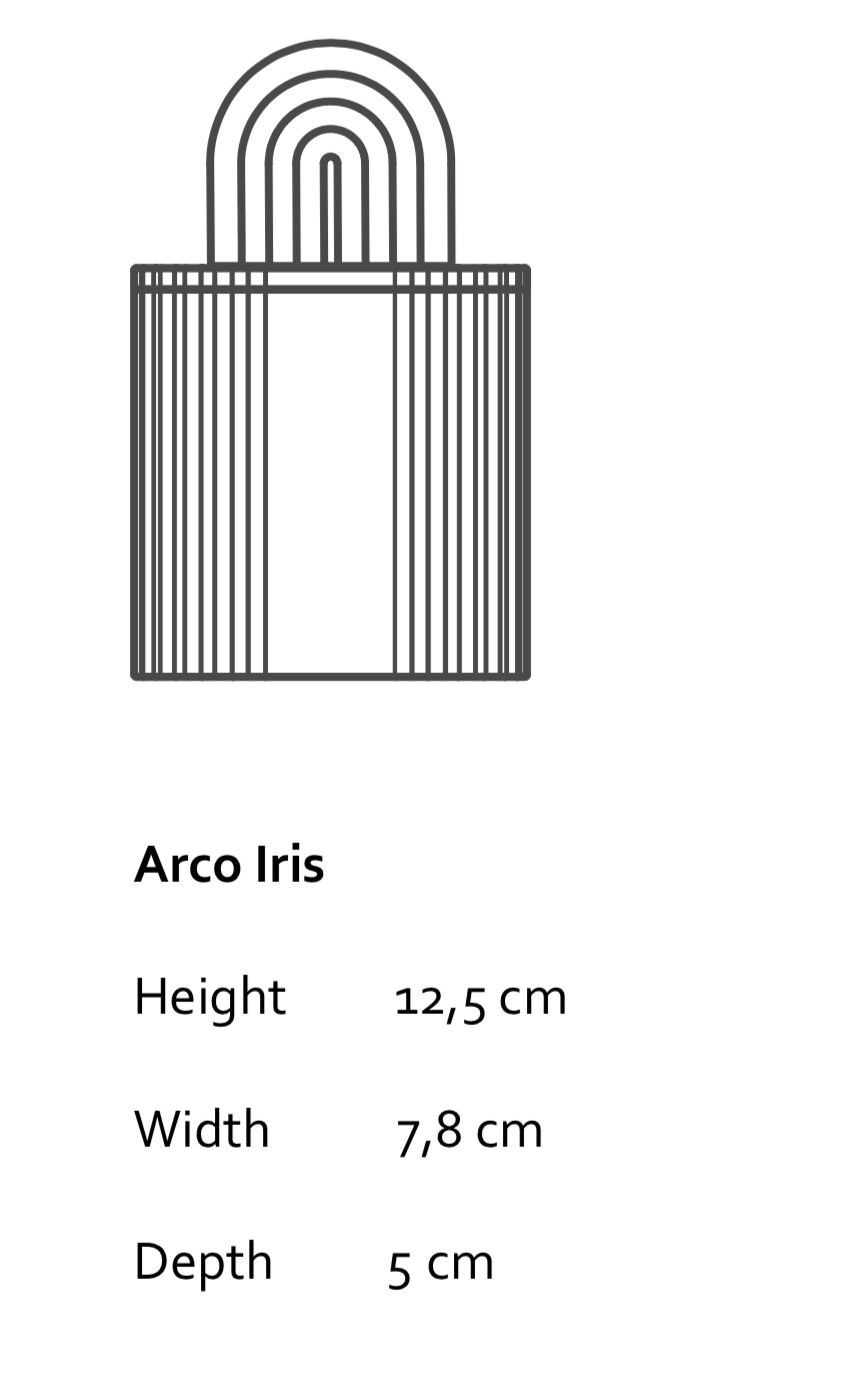 Outlet Arco Iris - świeca z Porcelany Parian - Kyuka Design