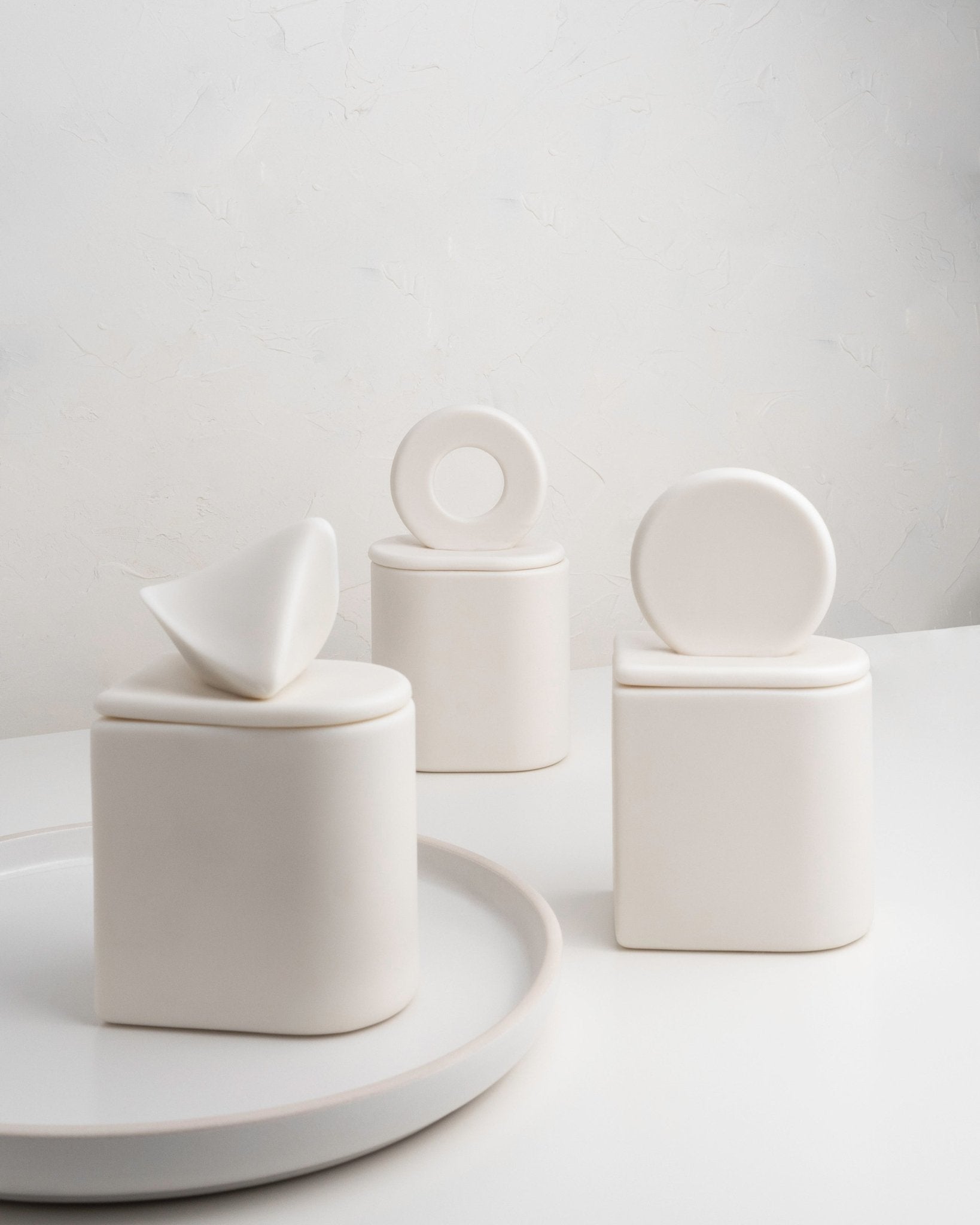 Serenity - pojemnik z porcelany Parian - Kyuka Design