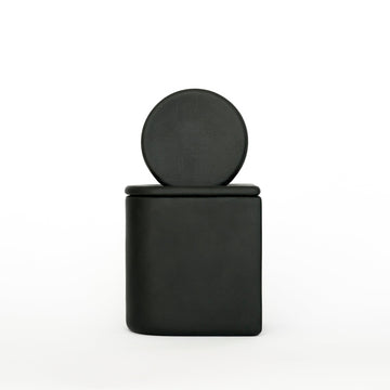 Sunset Graphite Black - świeca z czarnej porcelany - Kyuka Design