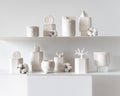 Uneven - świeca z porcelany Parian - Kyuka Design